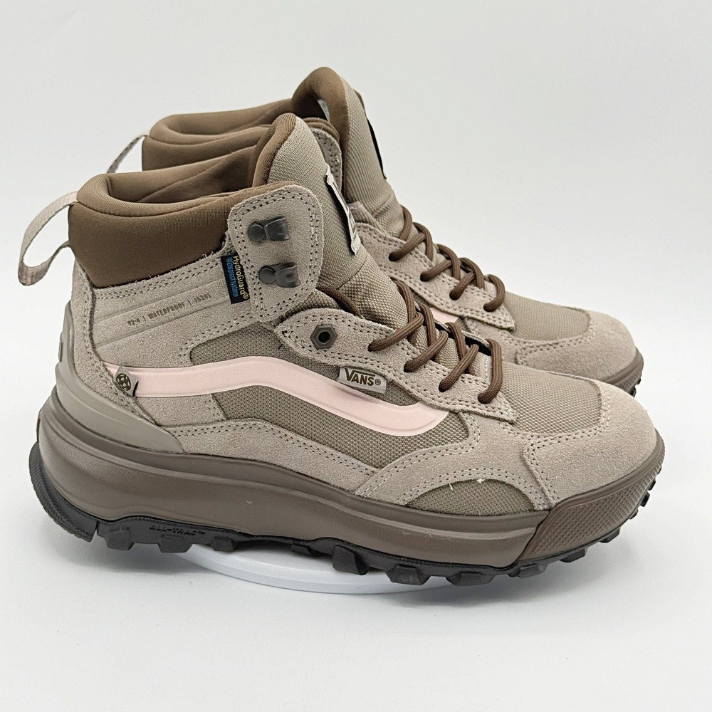 Vans Mte Crestline Waterproof Boots / Size 7.5 Womens / Grey Pink, New No Box